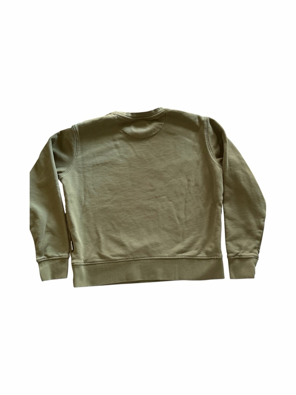 A DAM-Green crewneck sweatshirt with embroidered black cat-small - Picture 3 of 6